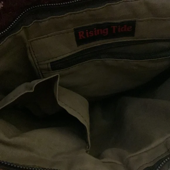 NEW Anthropologie Rising Tide handmade wool purse - Picture 11 of 16